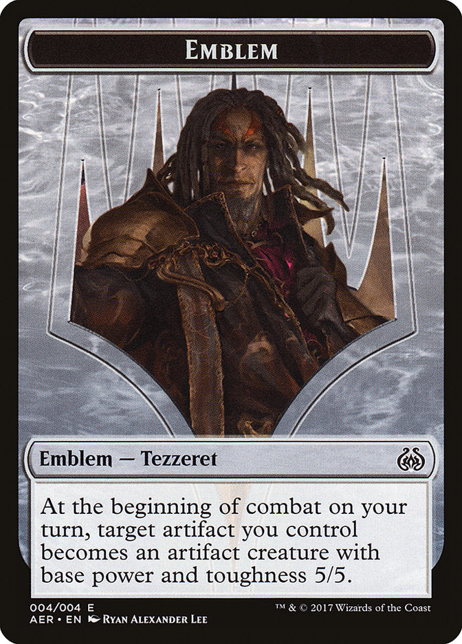 Tezzeret the Schemer Emblem [Aether Revolt Tokens] MTG Single Magic: The Gathering    | Red Claw Gaming