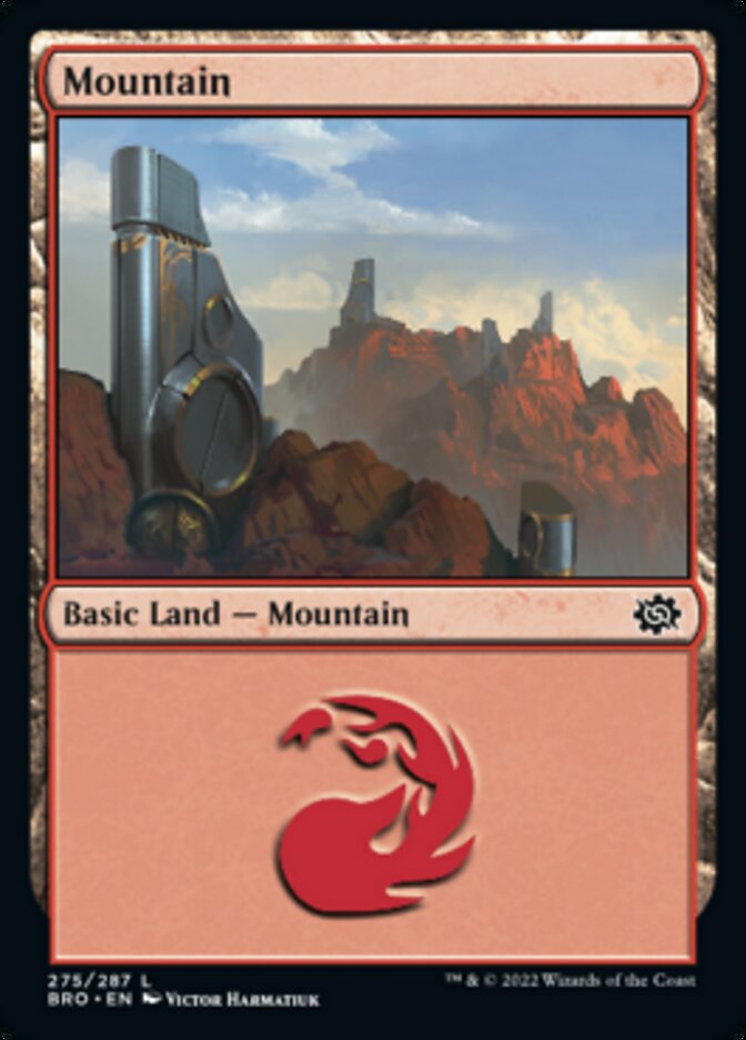 Mountain (275) [The Brothers' War] MTG Single Magic: The Gathering    | Red Claw Gaming