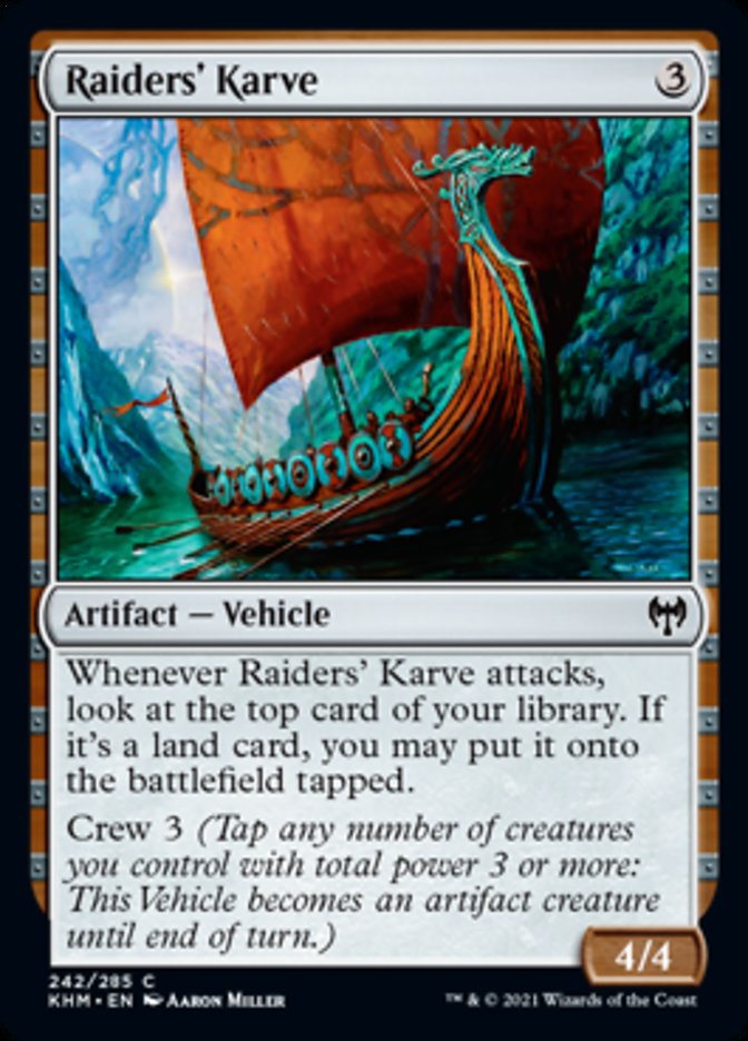 Raiders' Karve [Kaldheim] MTG Single Magic: The Gathering    | Red Claw Gaming