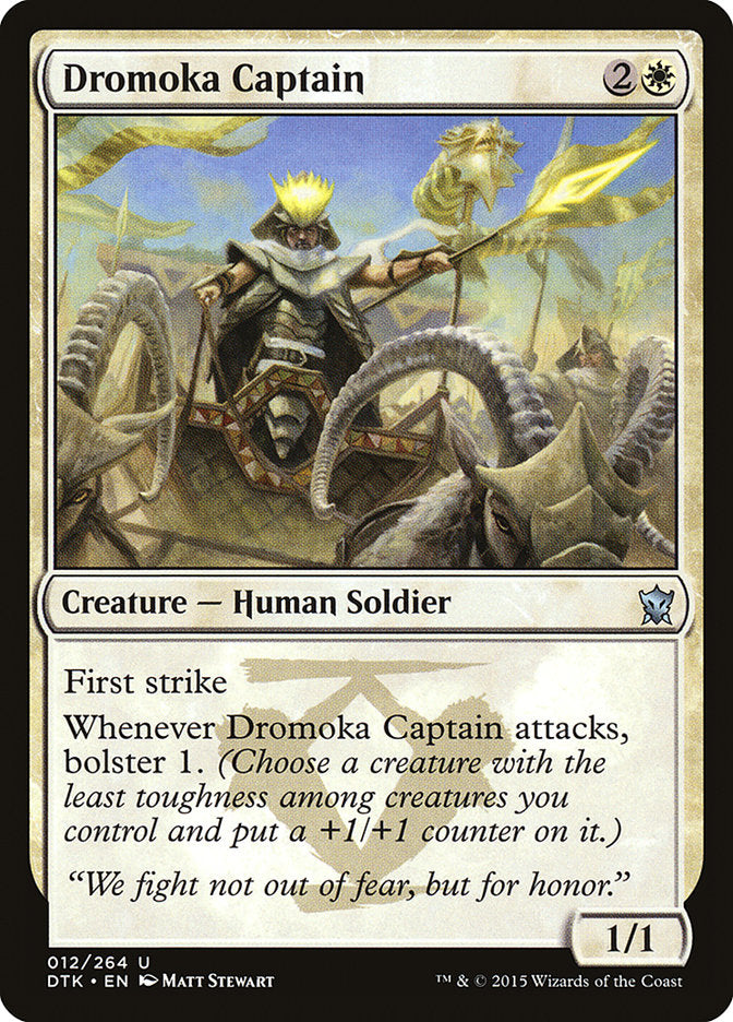 Dromoka Captain [Dragons of Tarkir] MTG Single Magic: The Gathering    | Red Claw Gaming