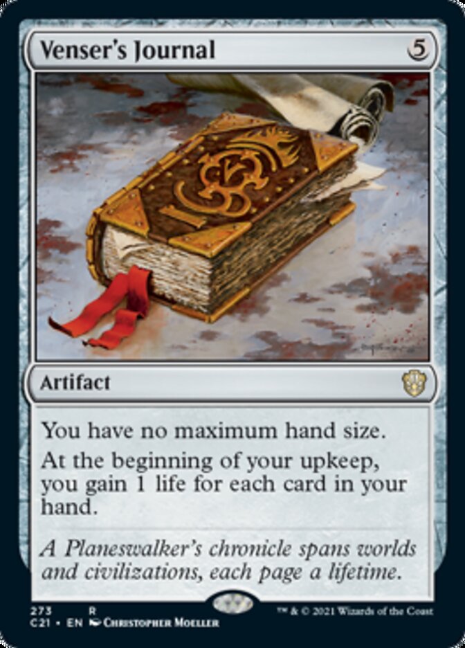 Venser's Journal [Commander 2021] MTG Single Magic: The Gathering    | Red Claw Gaming