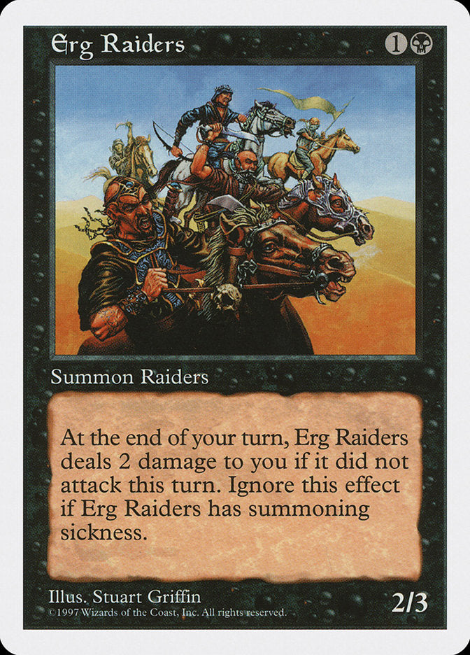 Erg Raiders [Fifth Edition] MTG Single Magic: The Gathering    | Red Claw Gaming