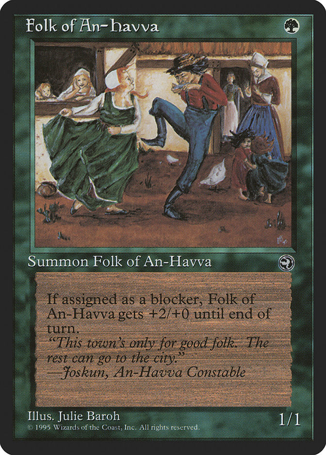 Folk of An-Havva (Joskun Flavor Text) [Homelands] MTG Single Magic: The Gathering    | Red Claw Gaming