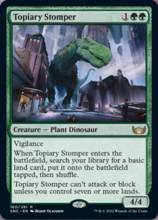 Topiary Stomper [Streets of New Capenna] MTG Single Magic: The Gathering    | Red Claw Gaming