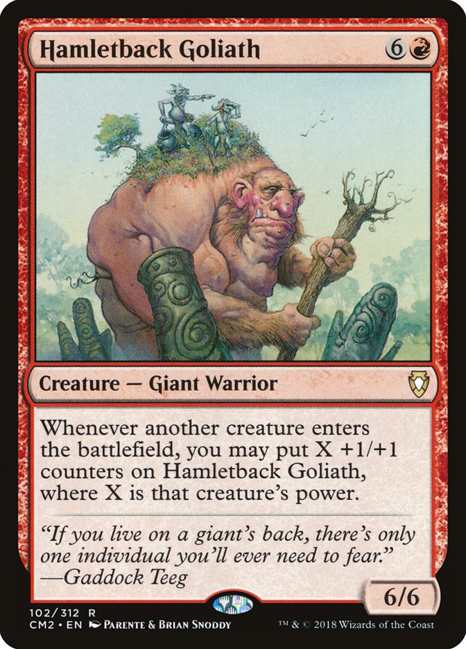 Hamletback Goliath [Commander Anthology Volume II] MTG Single Magic: The Gathering    | Red Claw Gaming