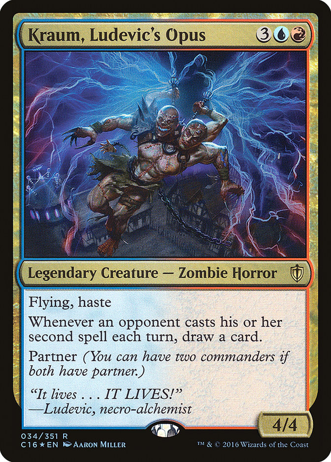Kraum, Ludevic's Opus [Commander 2016] MTG Single Magic: The Gathering    | Red Claw Gaming