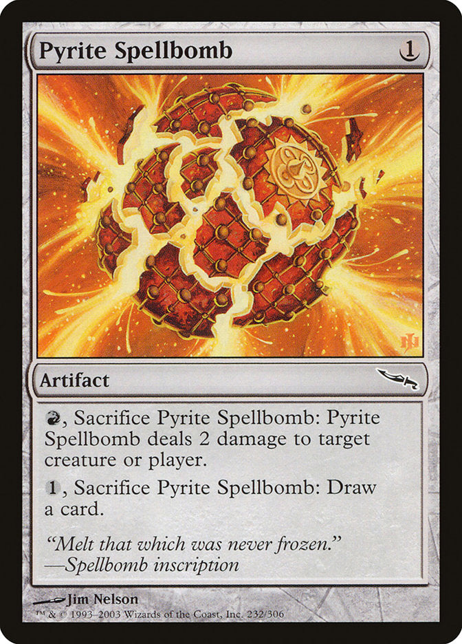 Pyrite Spellbomb [Mirrodin] MTG Single Magic: The Gathering    | Red Claw Gaming
