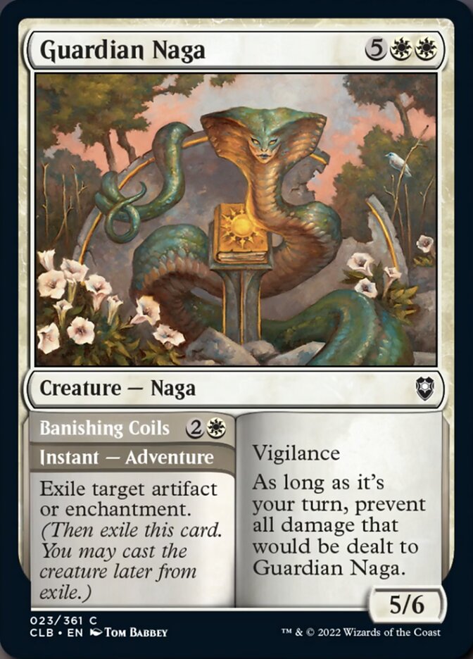 Guardian Naga // Banishing Coils [Commander Legends: Battle for Baldur's Gate] MTG Single Magic: The Gathering    | Red Claw Gaming