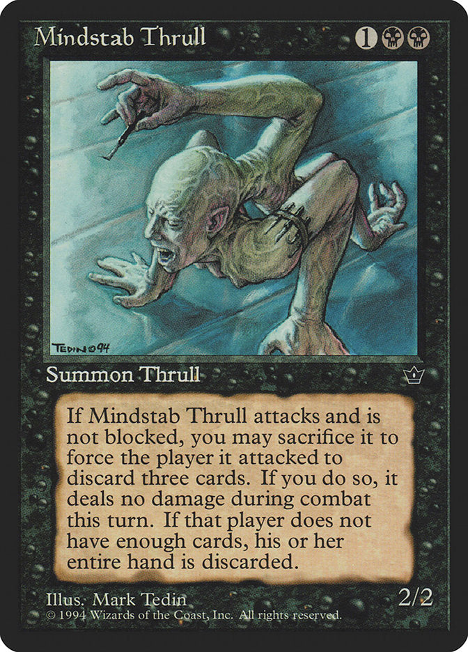 Mindstab Thrull (Mark Tedin) [Fallen Empires] MTG Single Magic: The Gathering    | Red Claw Gaming