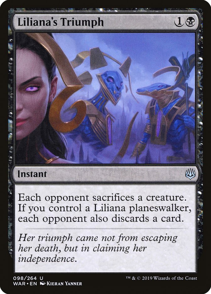 Liliana's Triumph [War of the Spark] MTG Single Magic: The Gathering    | Red Claw Gaming