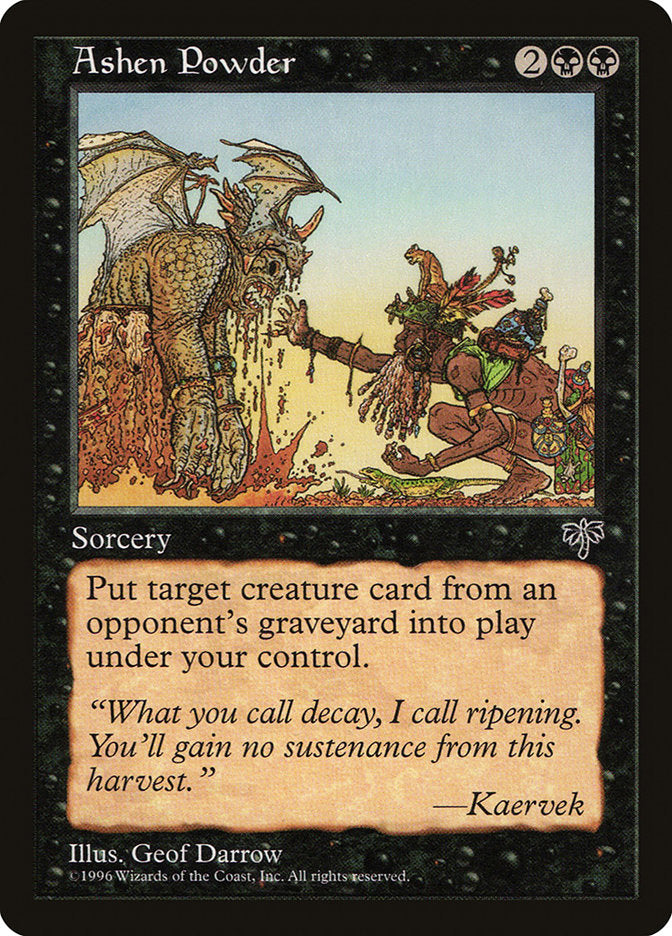 Ashen Powder [Mirage] MTG Single Magic: The Gathering    | Red Claw Gaming
