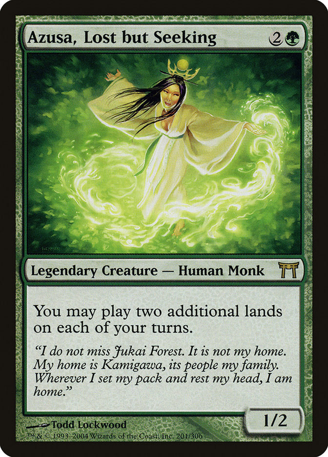 Azusa, Lost but Seeking [Champions of Kamigawa] MTG Single Magic: The Gathering    | Red Claw Gaming