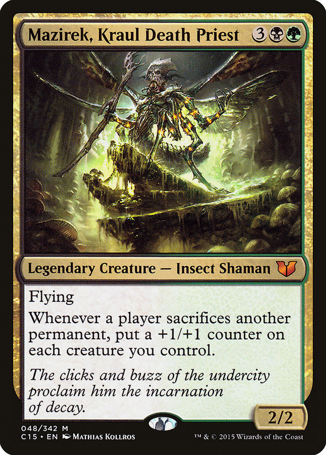Mazirek, Kraul Death Priest [Commander 2015] MTG Single Magic: The Gathering    | Red Claw Gaming