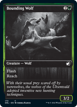 Bounding Wolf [Innistrad: Double Feature] MTG Single Magic: The Gathering    | Red Claw Gaming