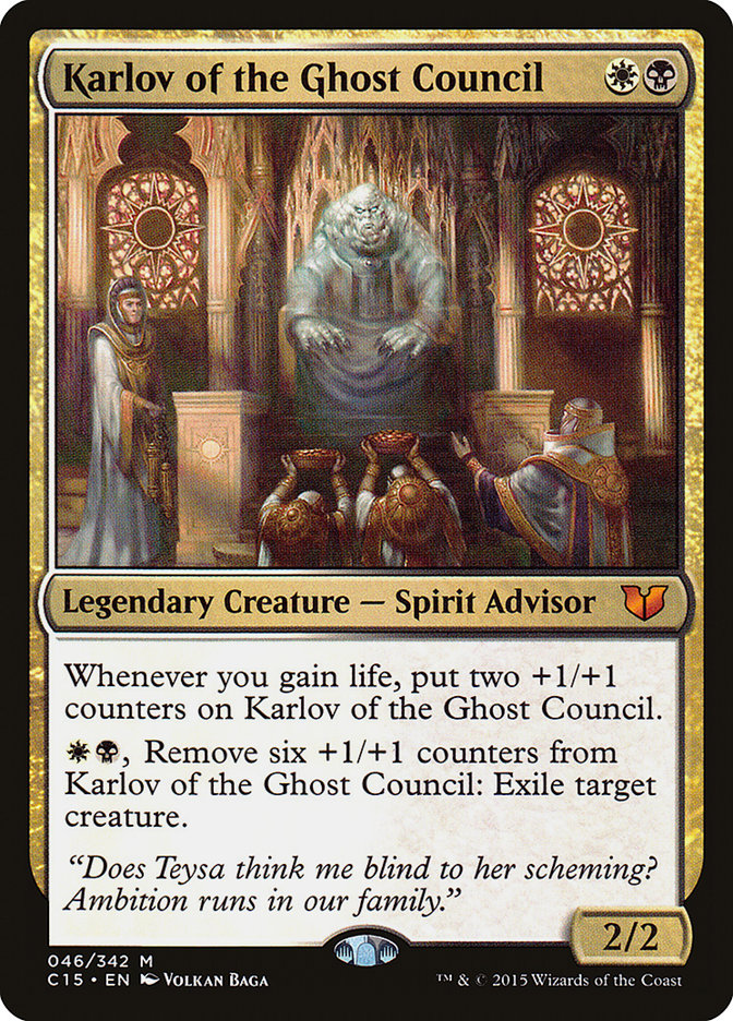 Karlov of the Ghost Council [Commander 2015] MTG Single Magic: The Gathering    | Red Claw Gaming