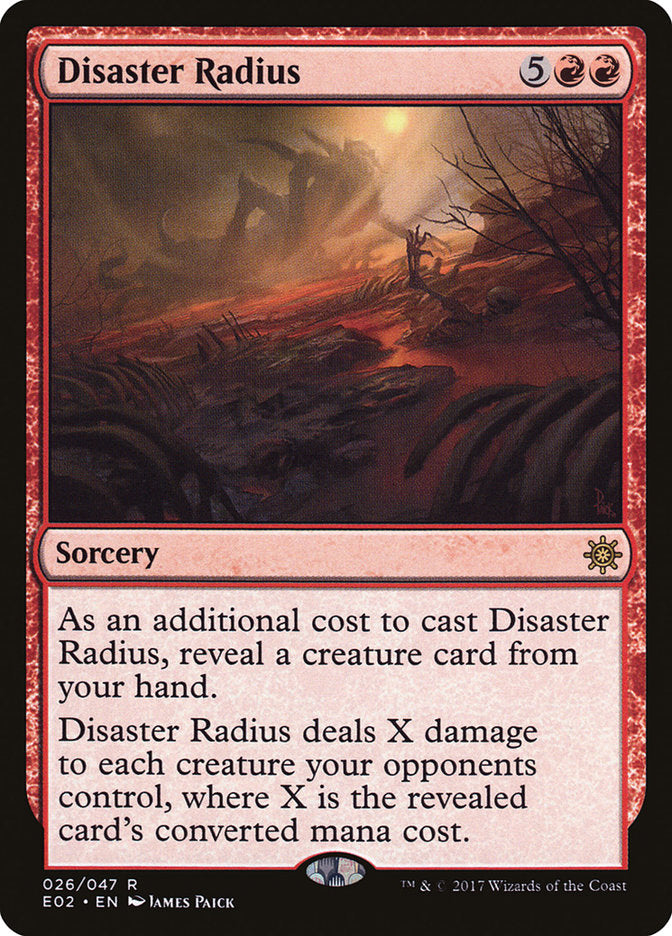 Disaster Radius [Explorers of Ixalan] MTG Single Magic: The Gathering    | Red Claw Gaming