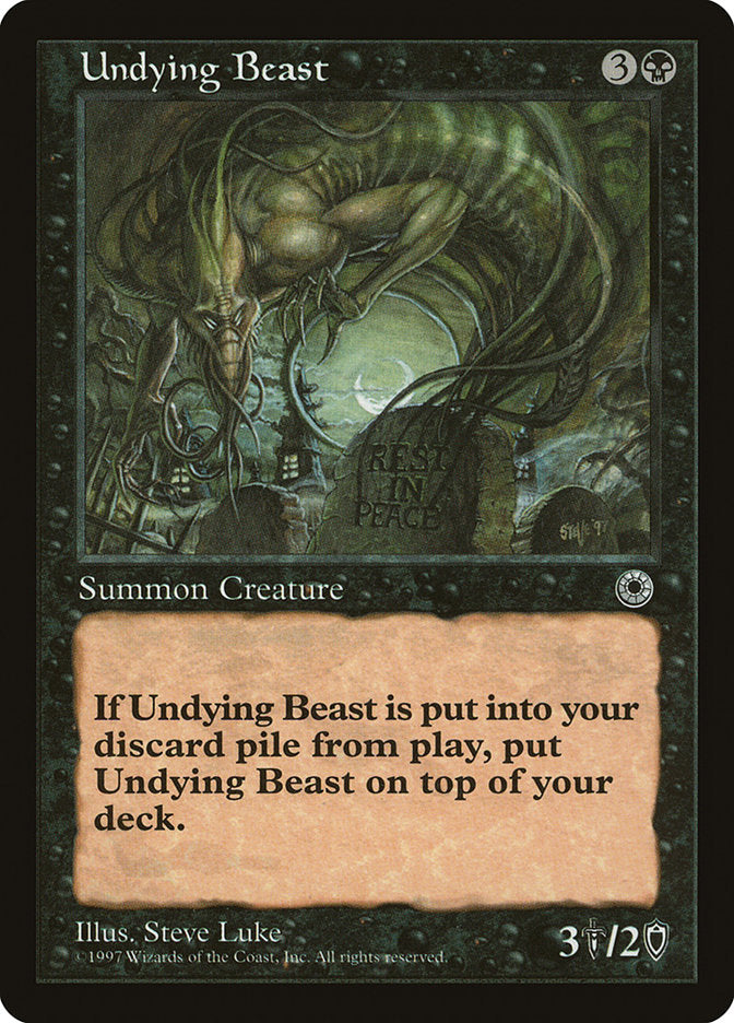 Undying Beast [Portal] MTG Single Magic: The Gathering    | Red Claw Gaming