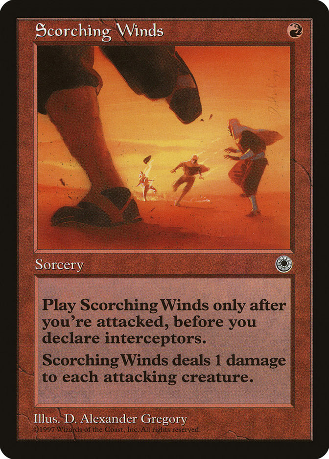 Scorching Winds [Portal] MTG Single Magic: The Gathering    | Red Claw Gaming