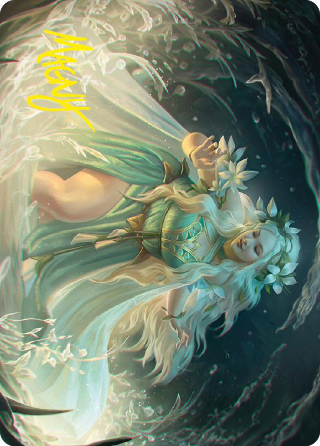 Goldberry, River-Daughter Art Card (Gold-Stamped Signature) [The Lord of the Rings: Tales of Middle-earth Art Series] MTG Single Magic: The Gathering    | Red Claw Gaming