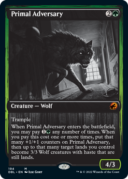 Primal Adversary [Innistrad: Double Feature] MTG Single Magic: The Gathering    | Red Claw Gaming