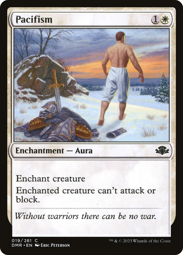 Pacifism [Dominaria Remastered] MTG Single Magic: The Gathering    | Red Claw Gaming