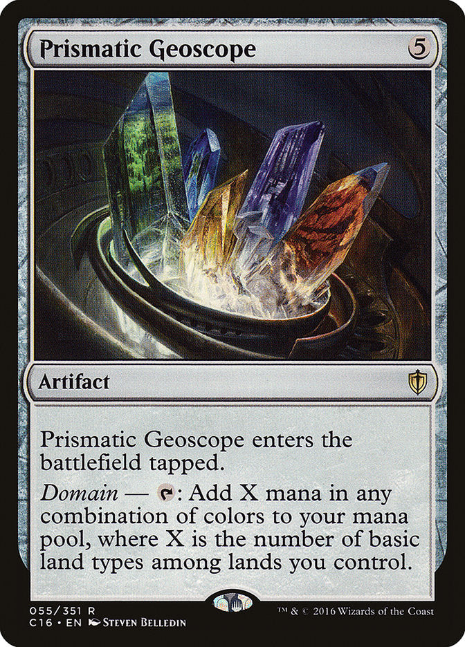 Prismatic Geoscope [Commander 2016] MTG Single Magic: The Gathering    | Red Claw Gaming