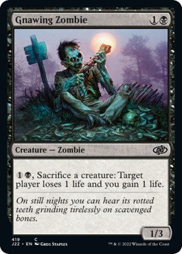 Gnawing Zombie [Jumpstart 2022] MTG Single Magic: The Gathering    | Red Claw Gaming