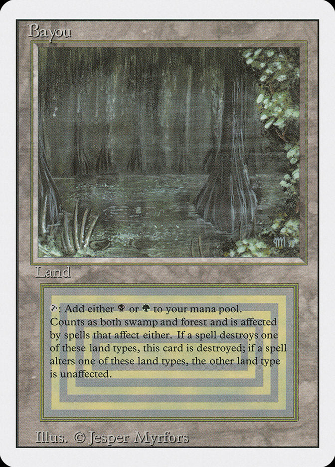 Bayou [Revised Edition] MTG Single Magic: The Gathering    | Red Claw Gaming