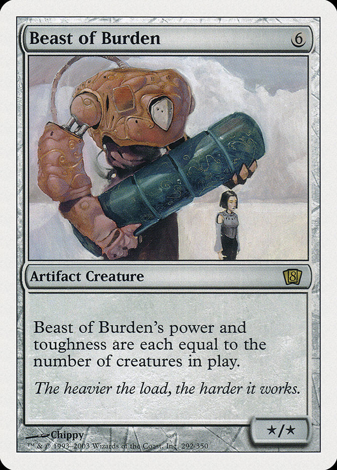 Beast of Burden [Eighth Edition] MTG Single Magic: The Gathering    | Red Claw Gaming