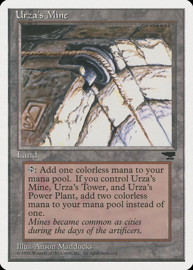 Urza's Mine (Pulley Embedded in Stone) [Chronicles] MTG Single Magic: The Gathering    | Red Claw Gaming