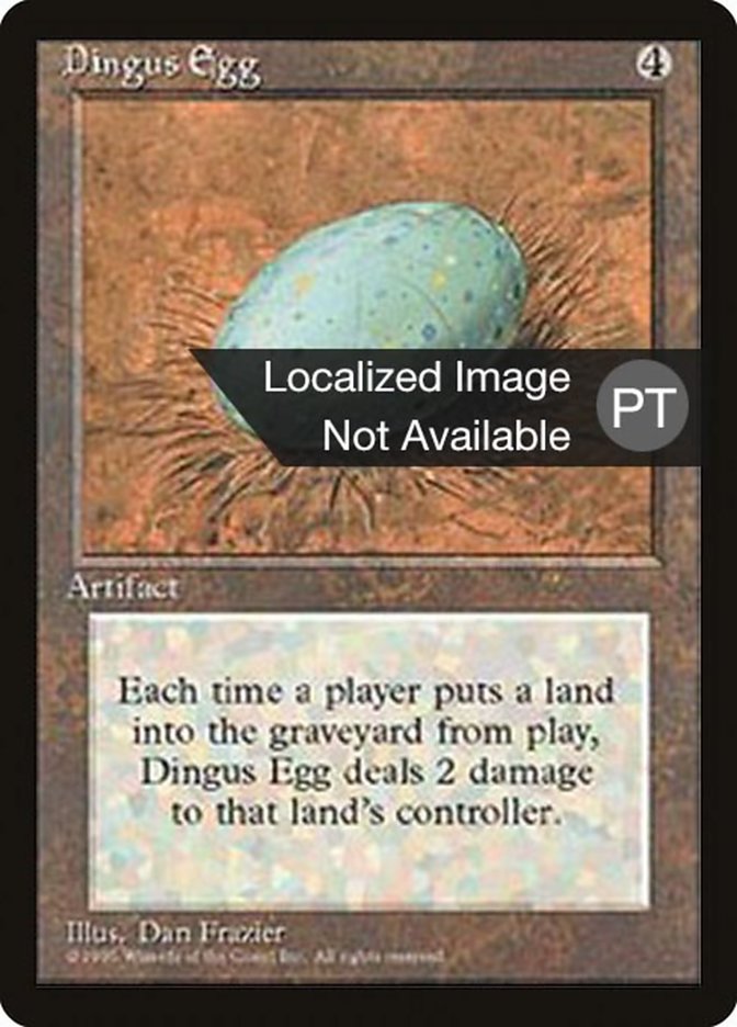 Dingus Egg [Fourth Edition (Foreign Black Border)] MTG Single Magic: The Gathering    | Red Claw Gaming