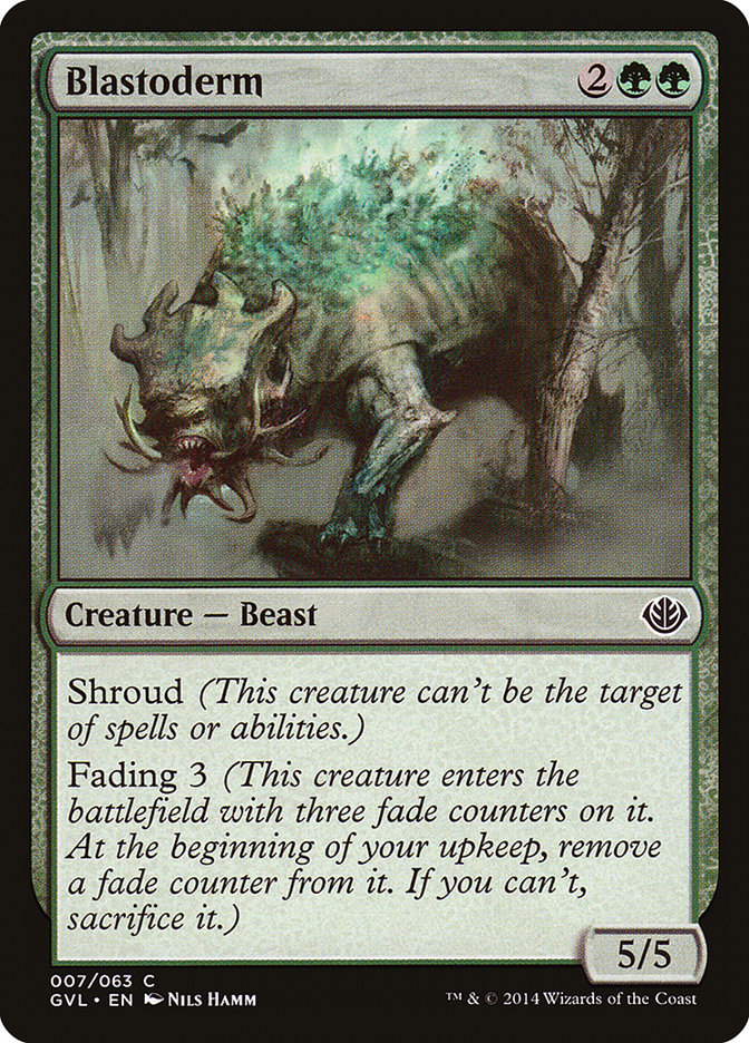 Blastoderm (Garruk vs. Liliana) [Duel Decks Anthology] MTG Single Magic: The Gathering    | Red Claw Gaming