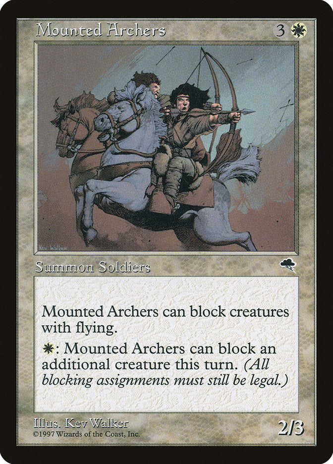 Mounted Archers [Tempest] MTG Single Magic: The Gathering    | Red Claw Gaming