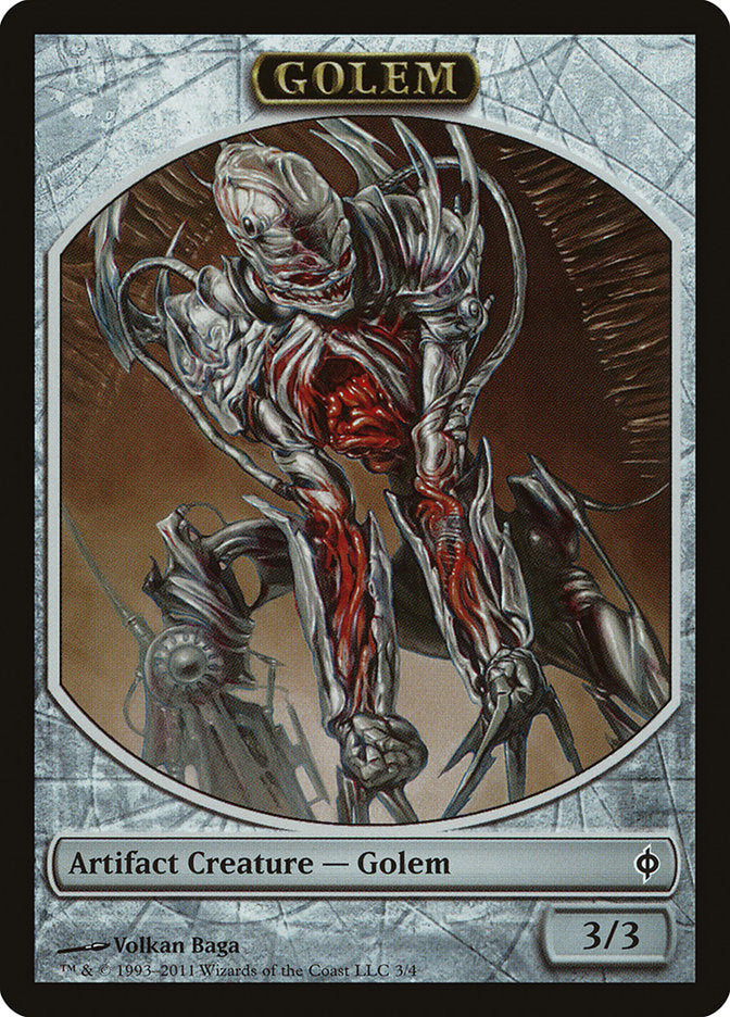 Golem Token [New Phyrexia Tokens] MTG Single Magic: The Gathering    | Red Claw Gaming