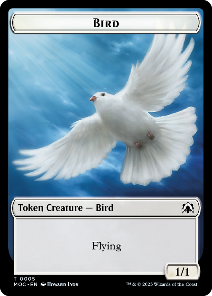 Bird // Kobolds of Kher Keep Double-Sided Token [March of the Machine Commander Tokens] MTG Single Magic: The Gathering    | Red Claw Gaming