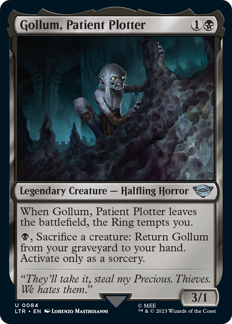 Gollum, Patient Plotter [The Lord of the Rings: Tales of Middle-Earth] MTG Single Magic: The Gathering    | Red Claw Gaming