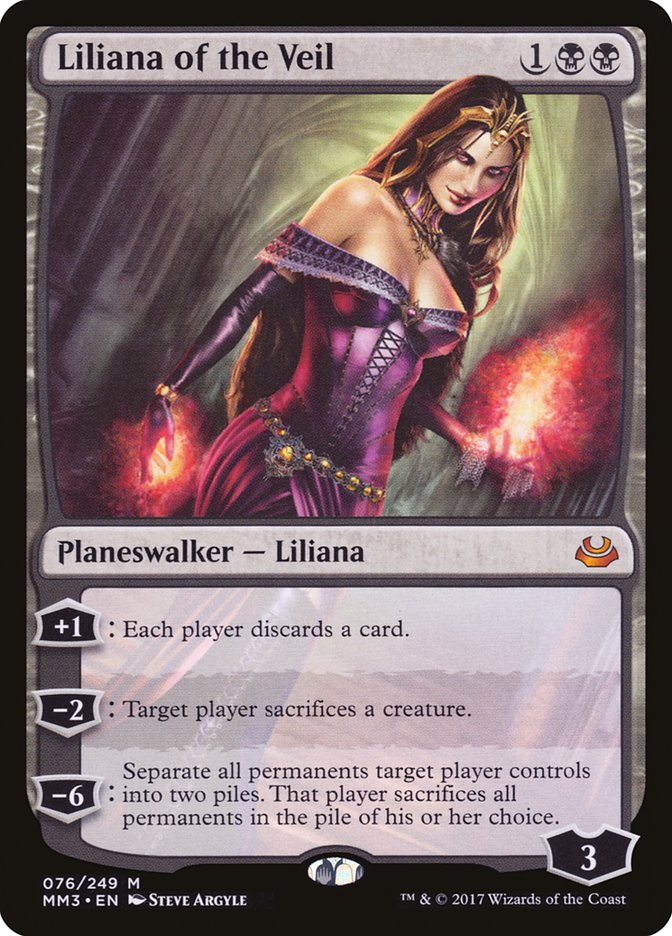 Liliana of the Veil [Modern Masters 2017] MTG Single Magic: The Gathering    | Red Claw Gaming
