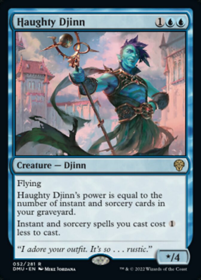 Haughty Djinn [Dominaria United] MTG Single Magic: The Gathering    | Red Claw Gaming