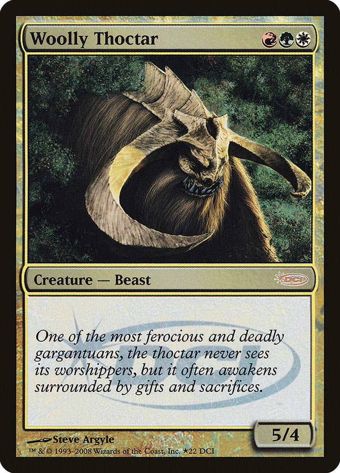 Woolly Thoctar [Wizards Play Network 2008] MTG Single Magic: The Gathering    | Red Claw Gaming