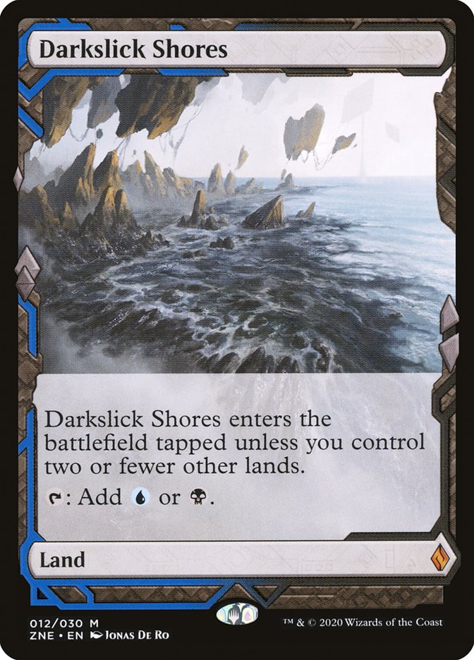 Darkslick Shores (Expeditions) [Zendikar Rising Expeditions] MTG Single Magic: The Gathering    | Red Claw Gaming
