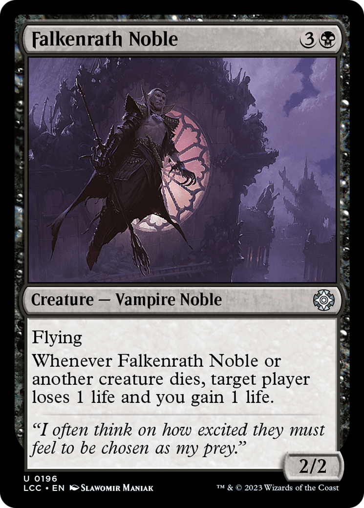 Falkenrath Noble [The Lost Caverns of Ixalan Commander] MTG Single Magic: The Gathering    | Red Claw Gaming