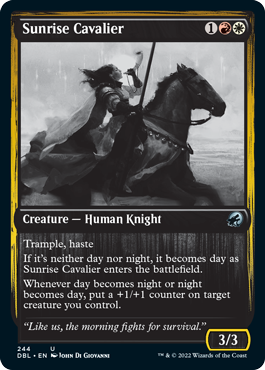 Sunrise Cavalier [Innistrad: Double Feature] MTG Single Magic: The Gathering    | Red Claw Gaming