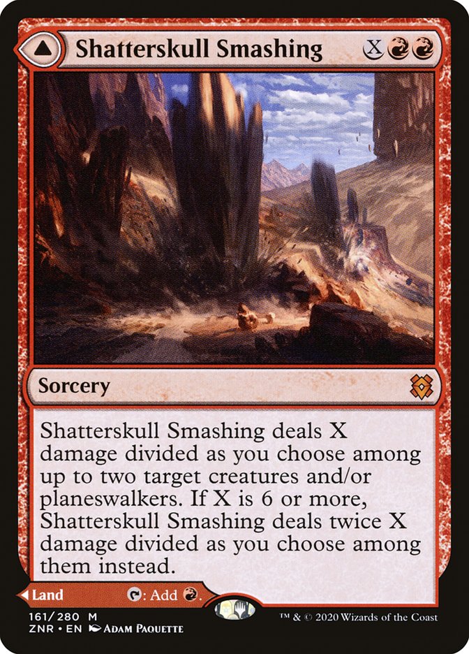 Shatterskull Smashing // Shatterskull, the Hammer Pass [Zendikar Rising] MTG Single Magic: The Gathering    | Red Claw Gaming