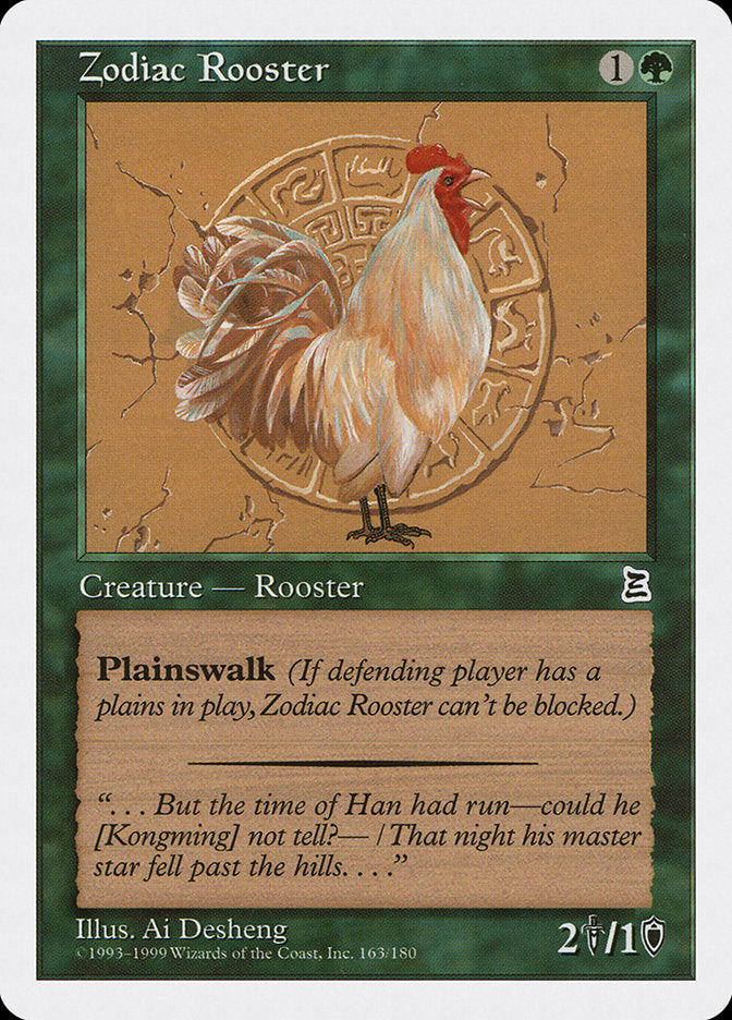 Zodiac Rooster [Portal Three Kingdoms] MTG Single Magic: The Gathering    | Red Claw Gaming
