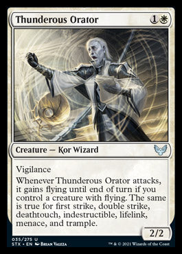 Thunderous Orator [Strixhaven: School of Mages] MTG Single Magic: The Gathering    | Red Claw Gaming