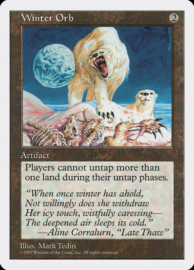 Winter Orb [Fifth Edition] MTG Single Magic: The Gathering    | Red Claw Gaming