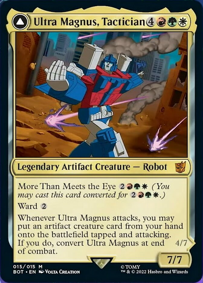Ultra Magnus, Tactician // Ultra Magnus, Armored Carrier [Transformers] MTG Single Magic: The Gathering    | Red Claw Gaming