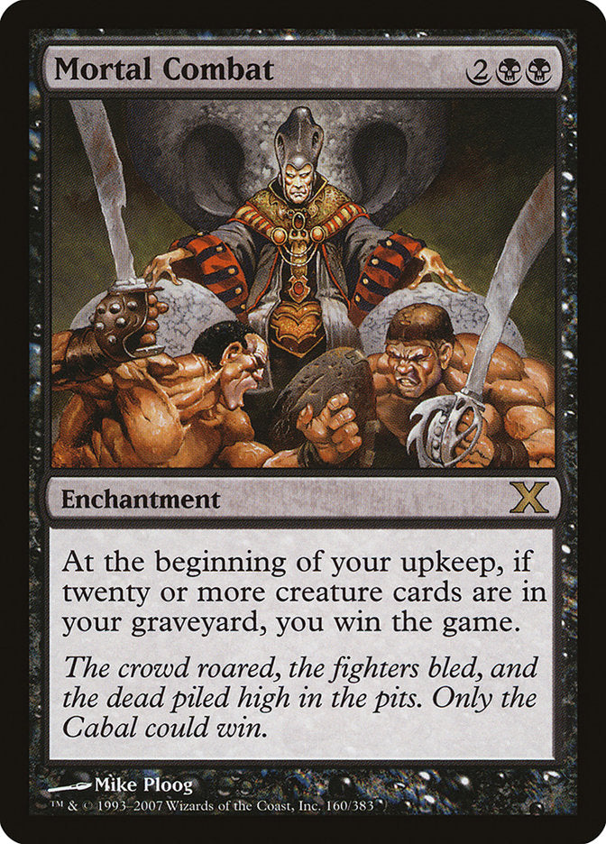 Mortal Combat [Tenth Edition] MTG Single Magic: The Gathering    | Red Claw Gaming