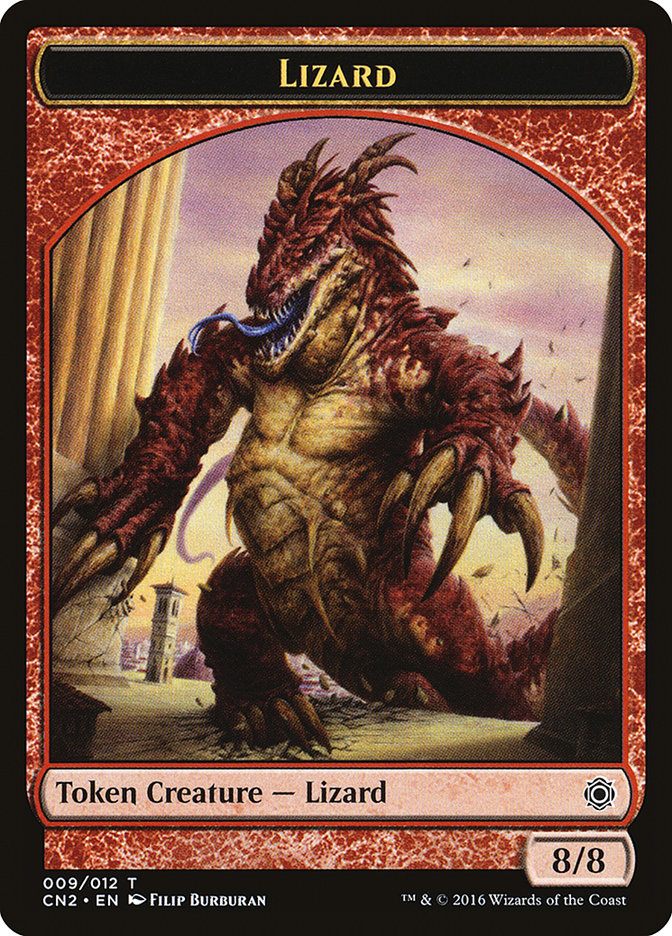 Lizard Token [Conspiracy: Take the Crown Tokens] MTG Single Magic: The Gathering    | Red Claw Gaming