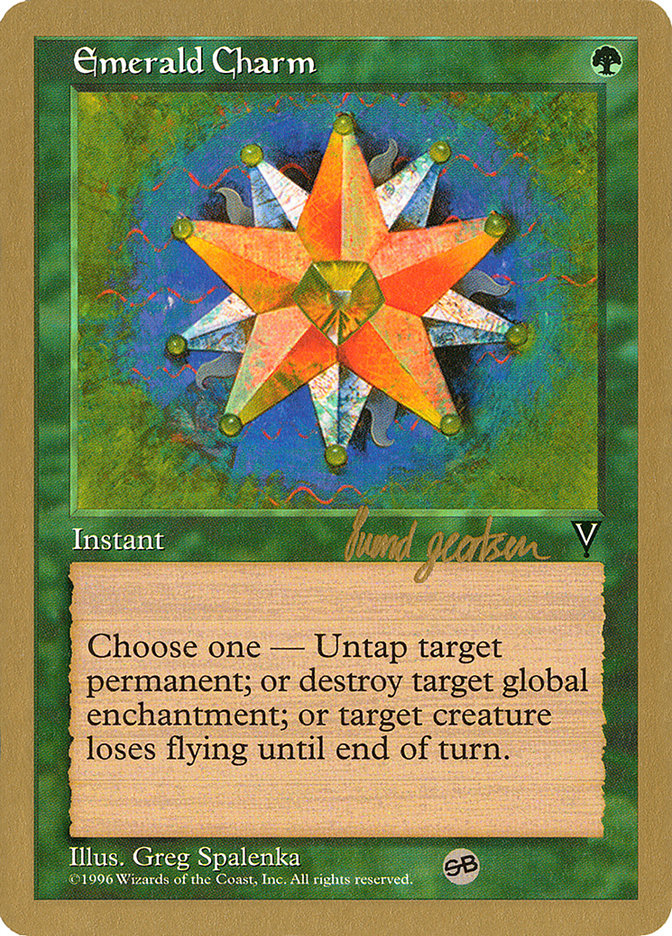 Emerald Charm (Svend Geertsen) (SB) [World Championship Decks 1997] MTG Single Magic: The Gathering    | Red Claw Gaming